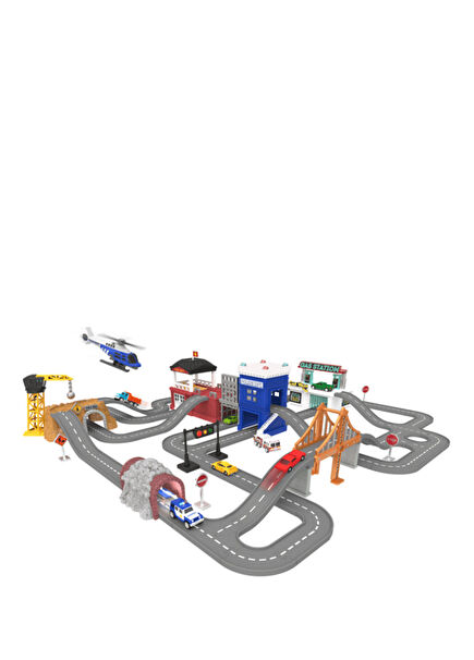 City Building Toy Car Set
