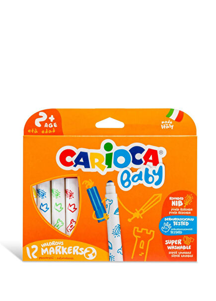 Baby Süper Yıkanabilir 12'li Keçeli Boya Kalemi