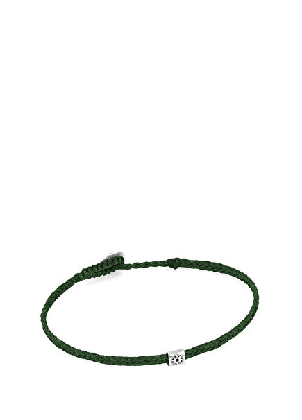 Life Herrinbone Men's Silver Bracelet