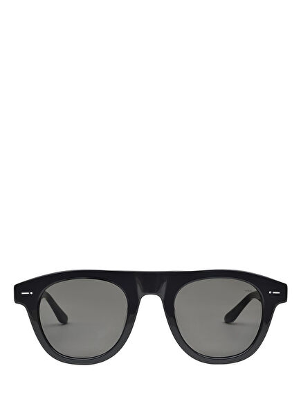 SITBRIS 49 MBLK Black Acetate Men's Sunglasses