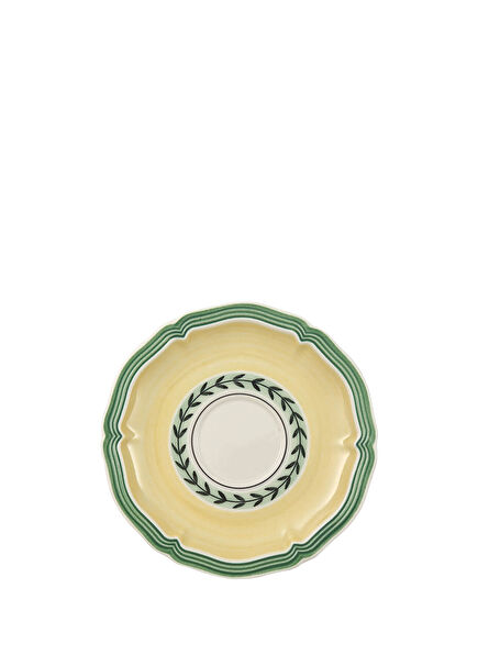 French Garden Fleurence Porselen Türk Kahvesi Fincan Tabağı 13 cm
