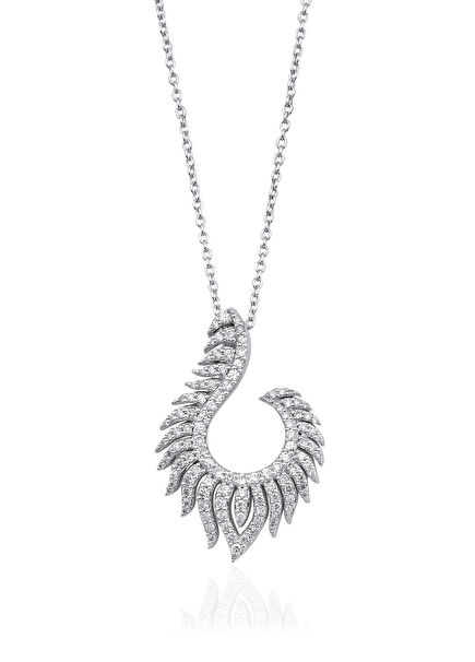 Amour Pırlantalı 14 Ayar Altın Kadın Kolye