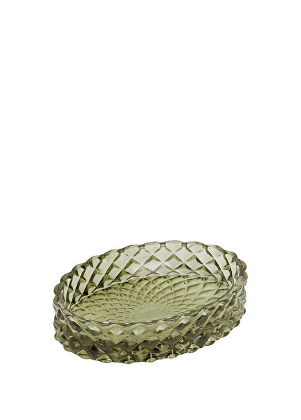 Green Glass Soap Dispenser