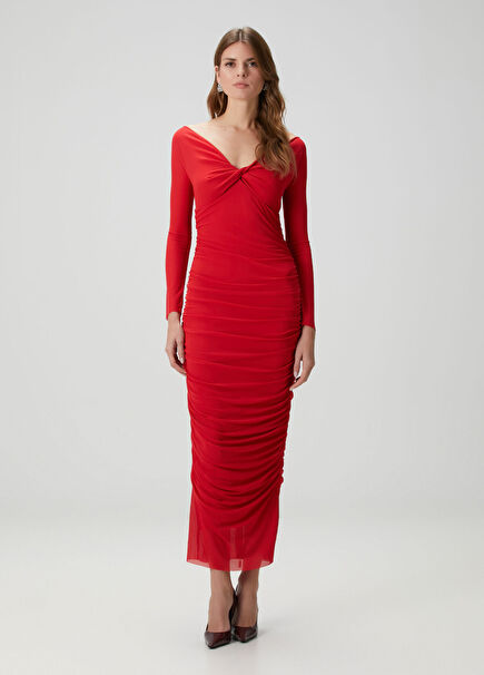 Rosalia Red Maxi Dress