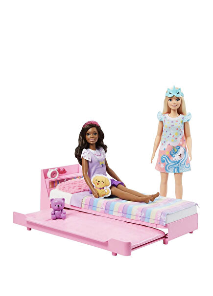My First İlk Barbie Bebeğim Barbie'nin Yatağı Oyun Seti