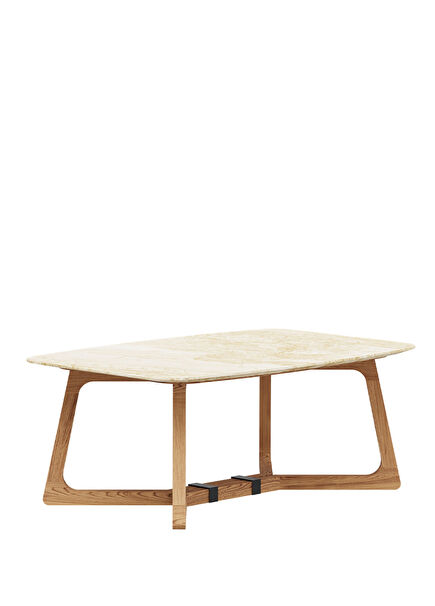 Girift Diana Royale Keten Yağlı Meşe Sehpa 160 cm