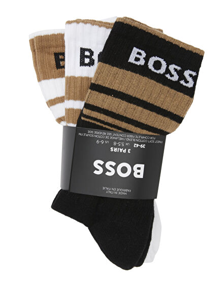 Çok Renkli 3lü Erkek Çorap Seti