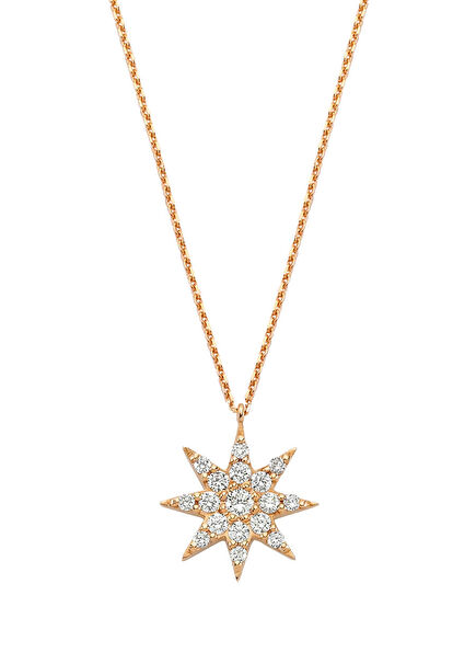 Venus Star Women's Diamond Gold Necklace