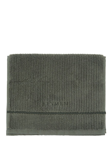 Dark Green Logo Embroidered Hand Towel