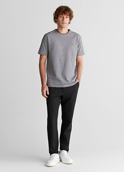 Siyah Regular Fit Erkek Jogger Pantolon
