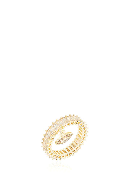 Gold Eye Detail Women's Ring