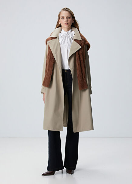Beige Trench Coat