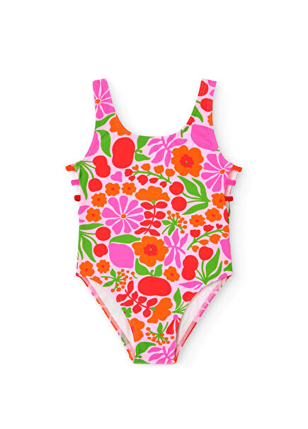 Renkli Kız Çocuk Mayo