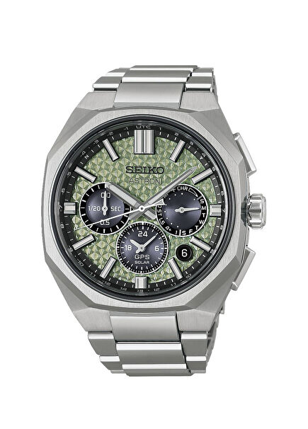 HAB005J1 Astron GPS Metalik Gri Çelik Erkek Kol Saati