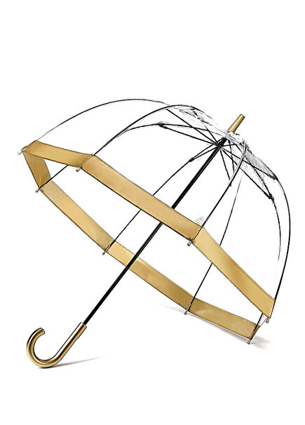 Birdcage® 1 Gold Şeffaf Gold Kadın Şemsiye