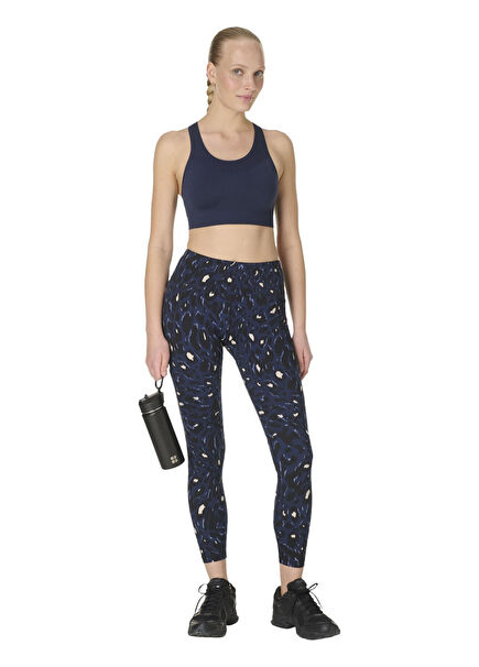 Power 78 Workout Leggings Blue Fitness Women Sports Leggings
