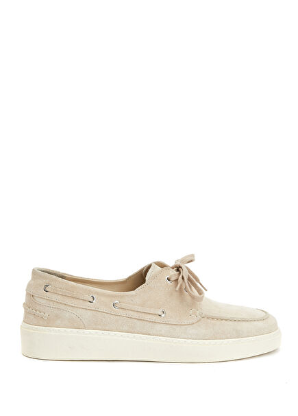 Beige Men's Suede Shoes
