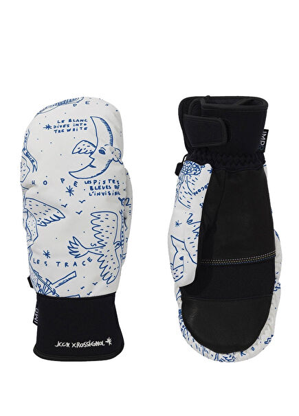 Jcc Mitten White Women's Ski Gloves