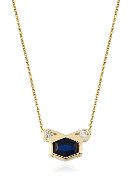 Annabelle Pırlantalı Kadın Altın Kolye