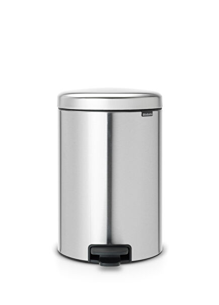 Newicon Fpp Matte Steel Pedal Bin 20 lt