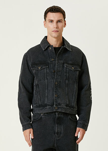 Anagram Black Denim Jacket
