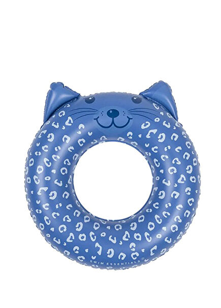 Blue Leopard Animal Kids Swim Ring