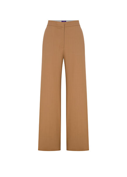 Phoenix Brown High Waist Women's Trousers