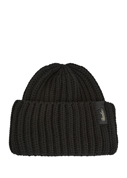 Siyah Erkek Yün Bere