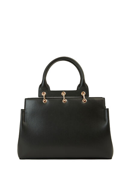 Amethyst Small Black Women's Leather Bag