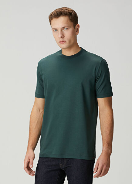 Koyu Yeşil Basic T-shirt