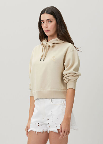Salmy Kum Kapüşonlu Sweatshirt