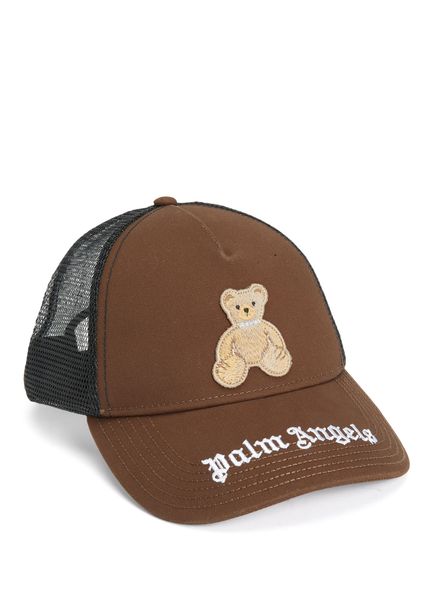 Brown Logo Embroidered Men's Hat