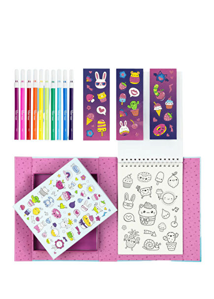 Little Cuties Sticker Coloring Set