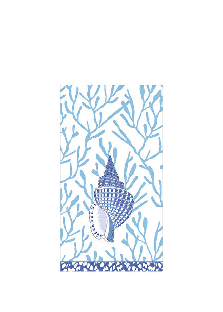 Shell Toile Desenli 15'li Servis Peçetesi Seti