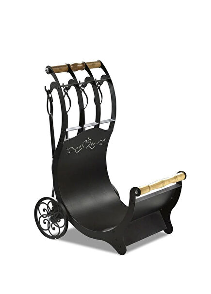 Woodshed with Fireplace Set