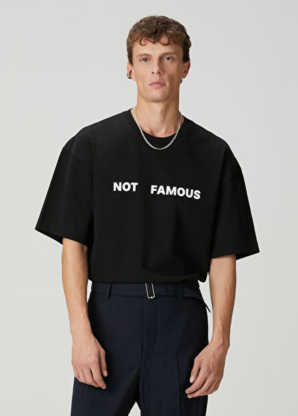 Not Famous Siyah T-shirt