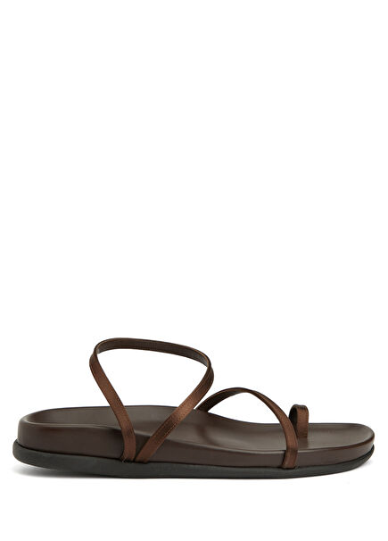 Brown Women's Leather Sandals