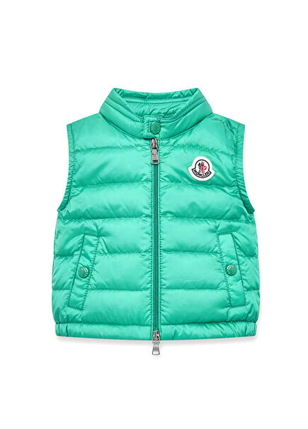 New Amaury Green Girls' Puffer Vest
