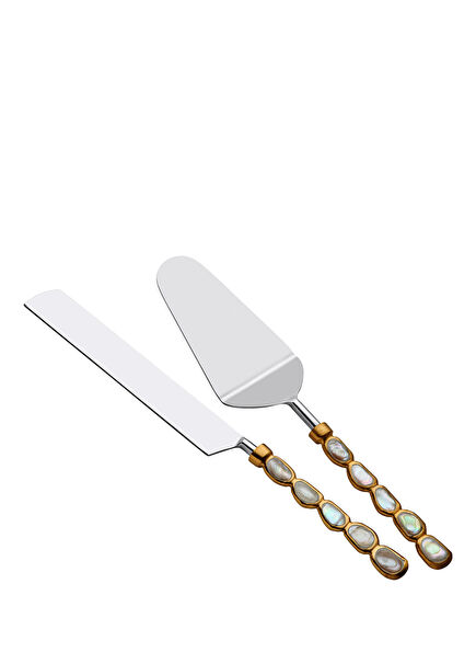 Golden Brass Serving Set