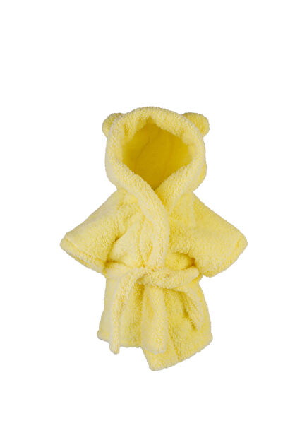 Baby Chick Sarı Kedi Bornozu