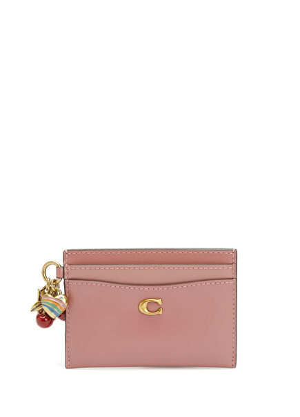 Essential Pink Women's Leather Card Holder
