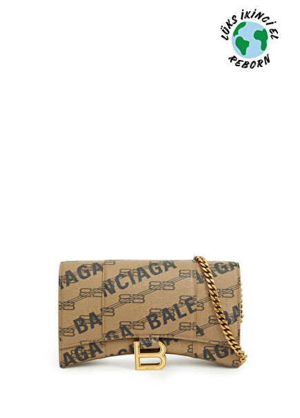 Balenciaga hourglass wallet on chain bag