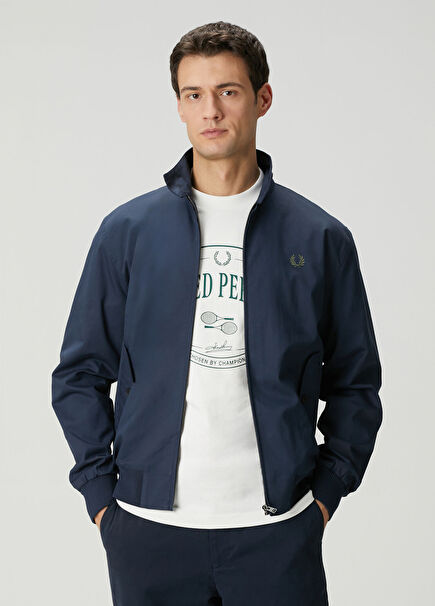 Classic Harrington Mavi Ceket