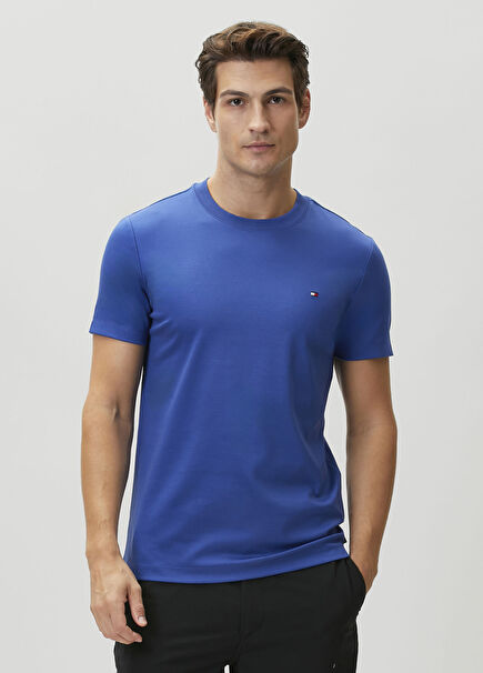 Slim Fit Mavi T-shirt