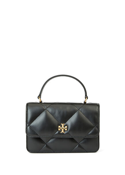 Kira Diamond Black Womens Leather Handbag