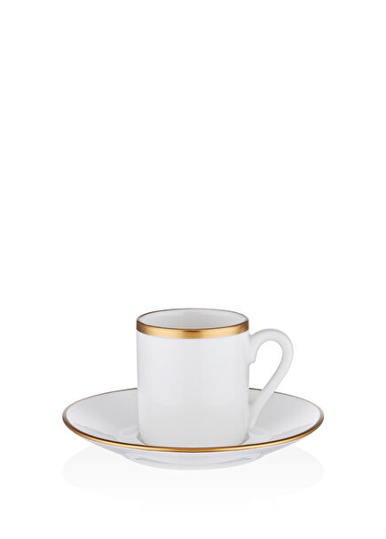 Pleasure 12 Pieces Porcelain Coffee Cup Set for 6 People