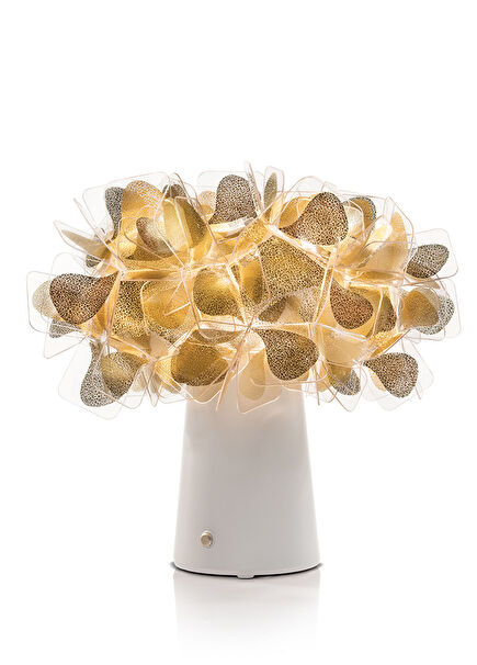 Clizia Non Mama Gold White Table Lamp