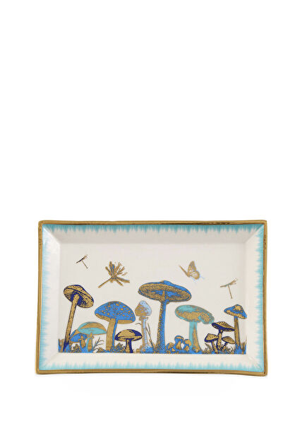 Botanist Mushroom Ceramic Decorative Plate