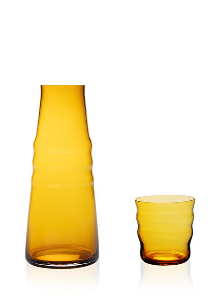 Zuma Brown 360 Bedside Jug with Cups