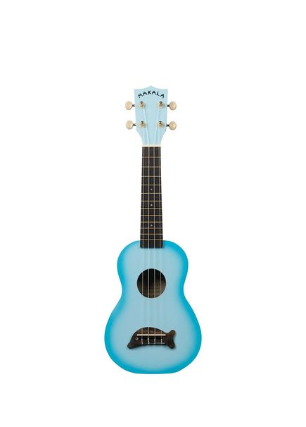 Makala Dolphin Soprano Light Blue Burst Ukulele
